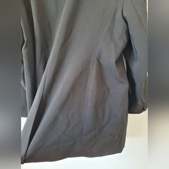 NEW H&M Oversized Blazer Jacket Black Womens Plus Size XXL Office Workwear - Picture 14 of 16